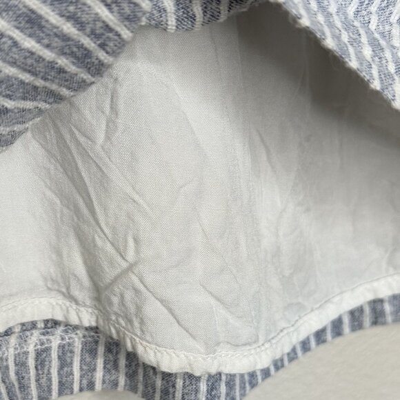 LeRumi Blue & White Striped Jamie Dress, S - Picture 7 of 9